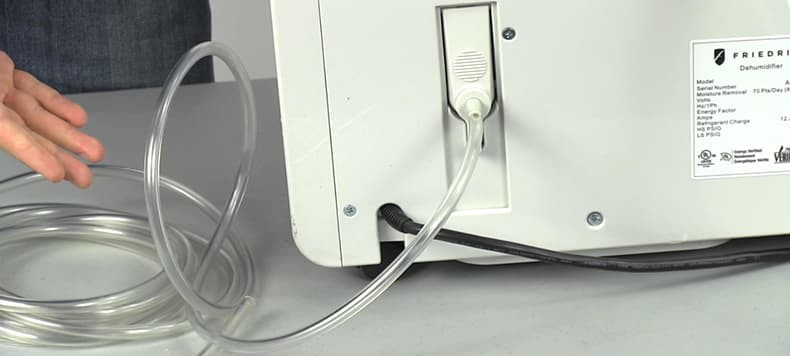 Draining your dehumidifier