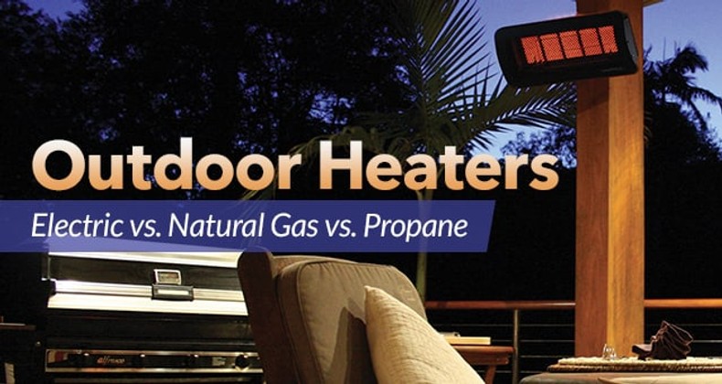 Outdoor Heaters Electric Vs Natural Gas Propane Sylvane - How To Convert A Patio Heater Natural Gas