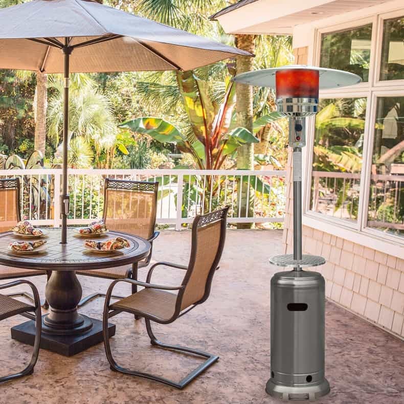 What type of heater is best for outdoors? Patio Heaters: Propane vs. Natural Gas vs. Electric
