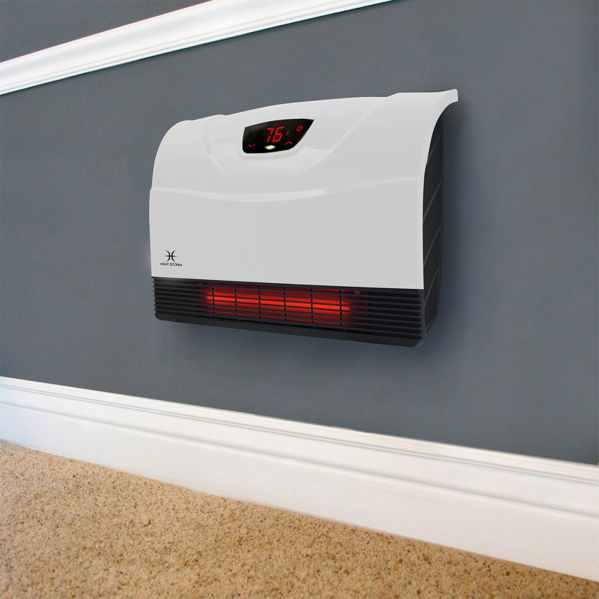 Indoor store infrared heater