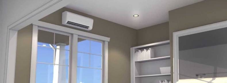 Mitsubishi Mini Split Installed On Wall