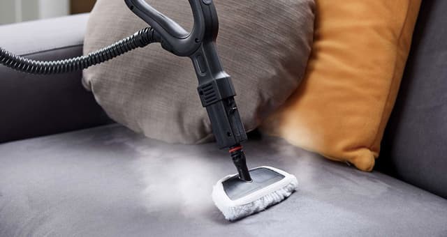 cleaning with dry steam