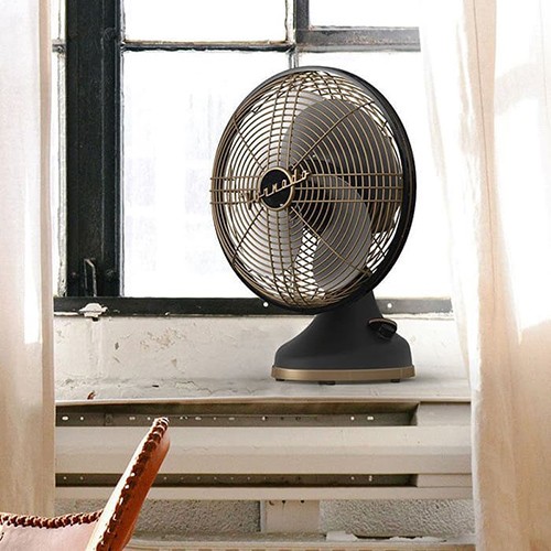Pro Breeze Powerful Air Circulator Fan - 8” Desk Fan Small Fans with Quiet  Motor, 24 Speeds, 4 Operating Modes & 12 Hour Timer - Table Fan for Bedroom  - Black 