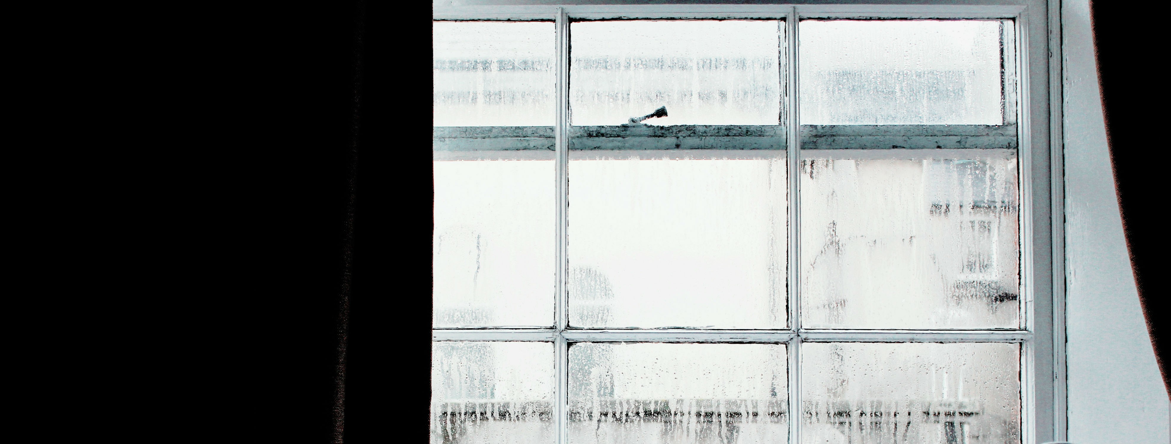 Window with condensation