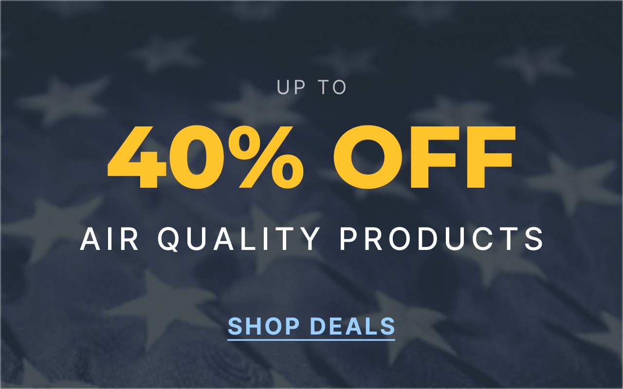 Up to 40% Off Air Quality Products