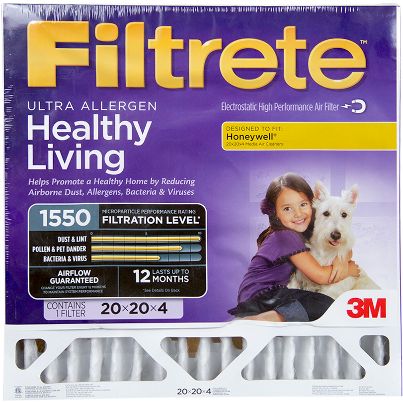 BOX OF 6-20"X30"X1 Ultra Allergen Filtrete Furnace Filter 241797 3M PURPLE 