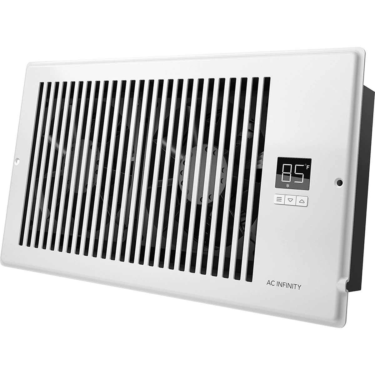 AC Infinity AIRTAP T6 6-In x 12-In Register Booster Fan - White