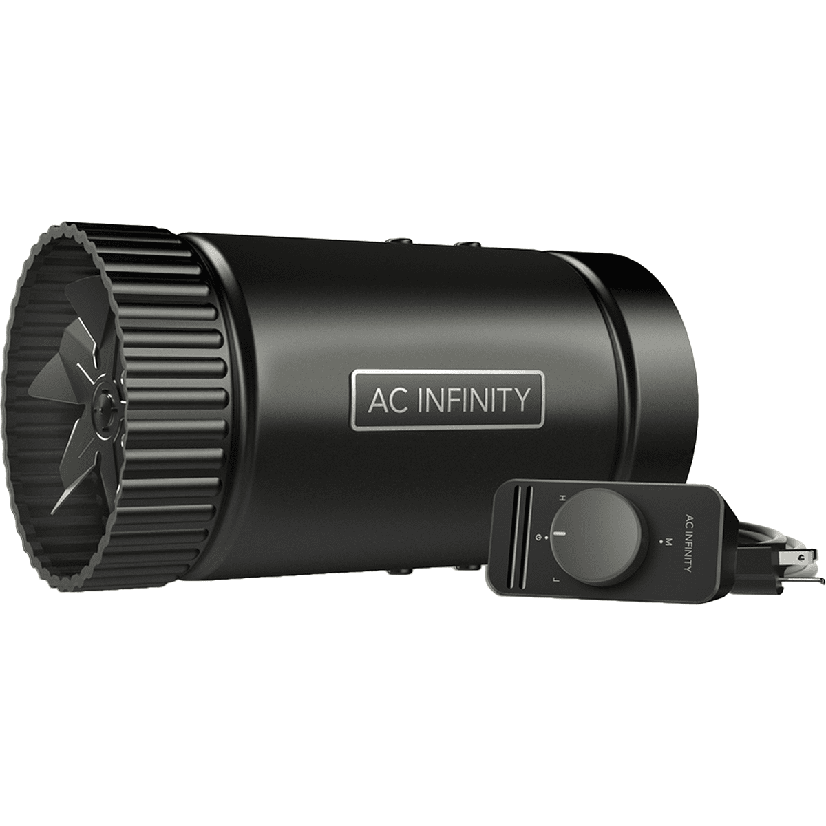 AC Infinity Raxial Inline Duct Booster Fan w/Speed Controller - 4""