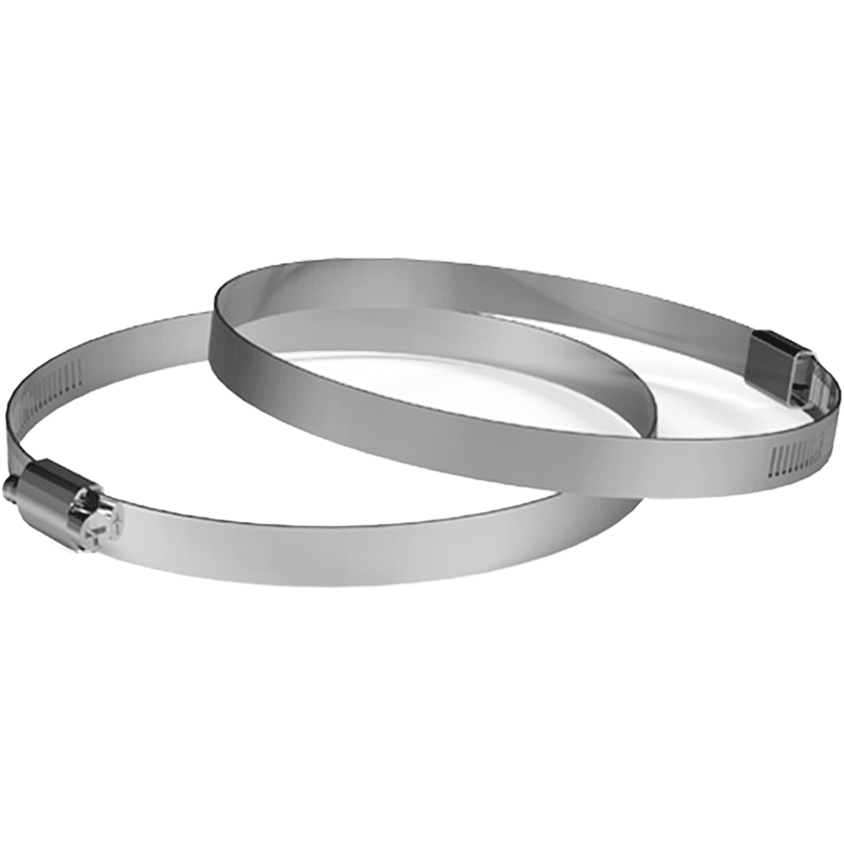 AC Infinity Stainless Steel Duct Clamps, 2-Pack - 4-inch