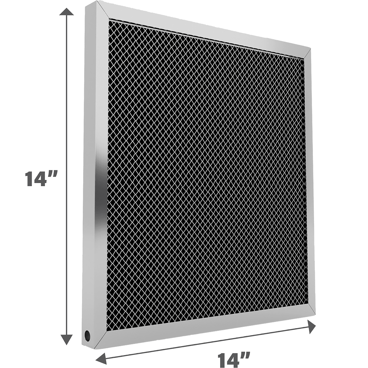 Air-Care 14x14x1 Wide Permanent Electrostatic Washable Deep MERV 8 Air Filter