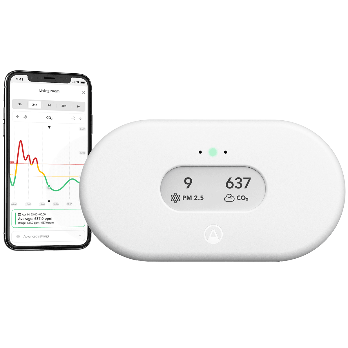 Airthings View Plus Radon & Air Quality Monitor