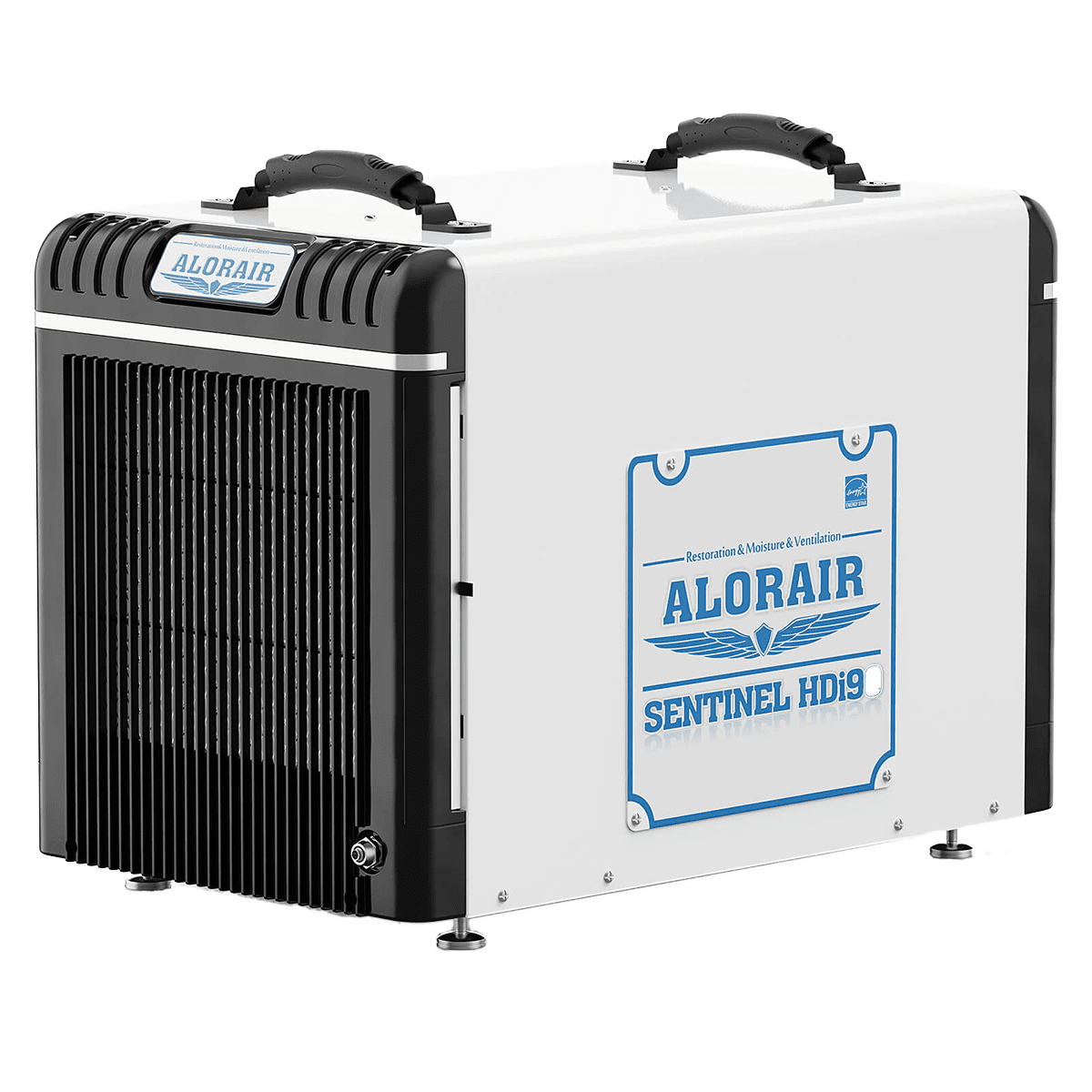 AlorAir Sentinel Energy Star 90 Pint at AHAM Dehumidifier for Crawl Spaces, Basements, or Water Damage Up to 2,600 Sq. Ft. - Built-In Pump