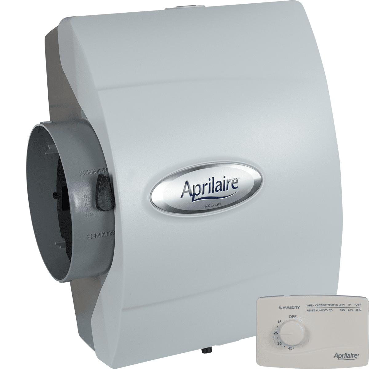 Aprilaire 400 Bypass Humidifier - Manual Control