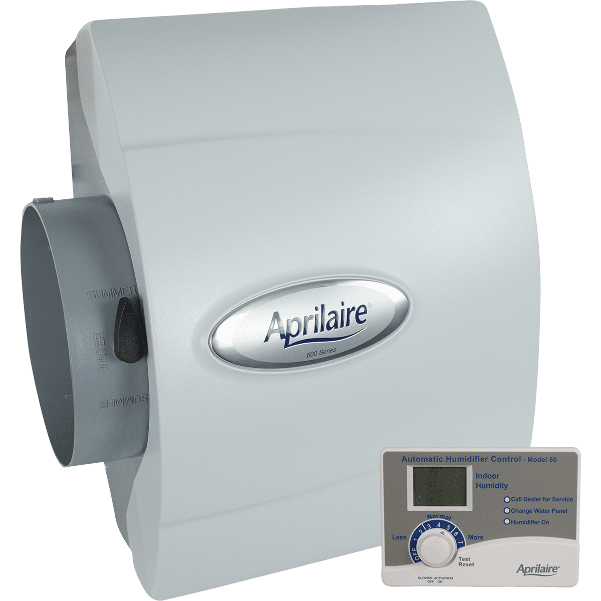 Aprilaire Model 600 Large Bypass Humidifiers - automatic model - Primary View