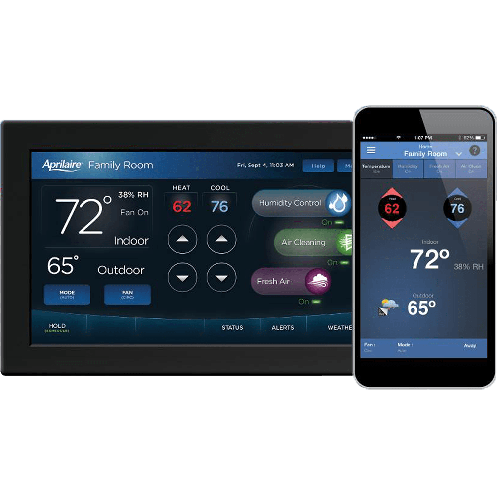Aprilaire Universal Color Touch Screen Wi-Fi IAQ Thermostat