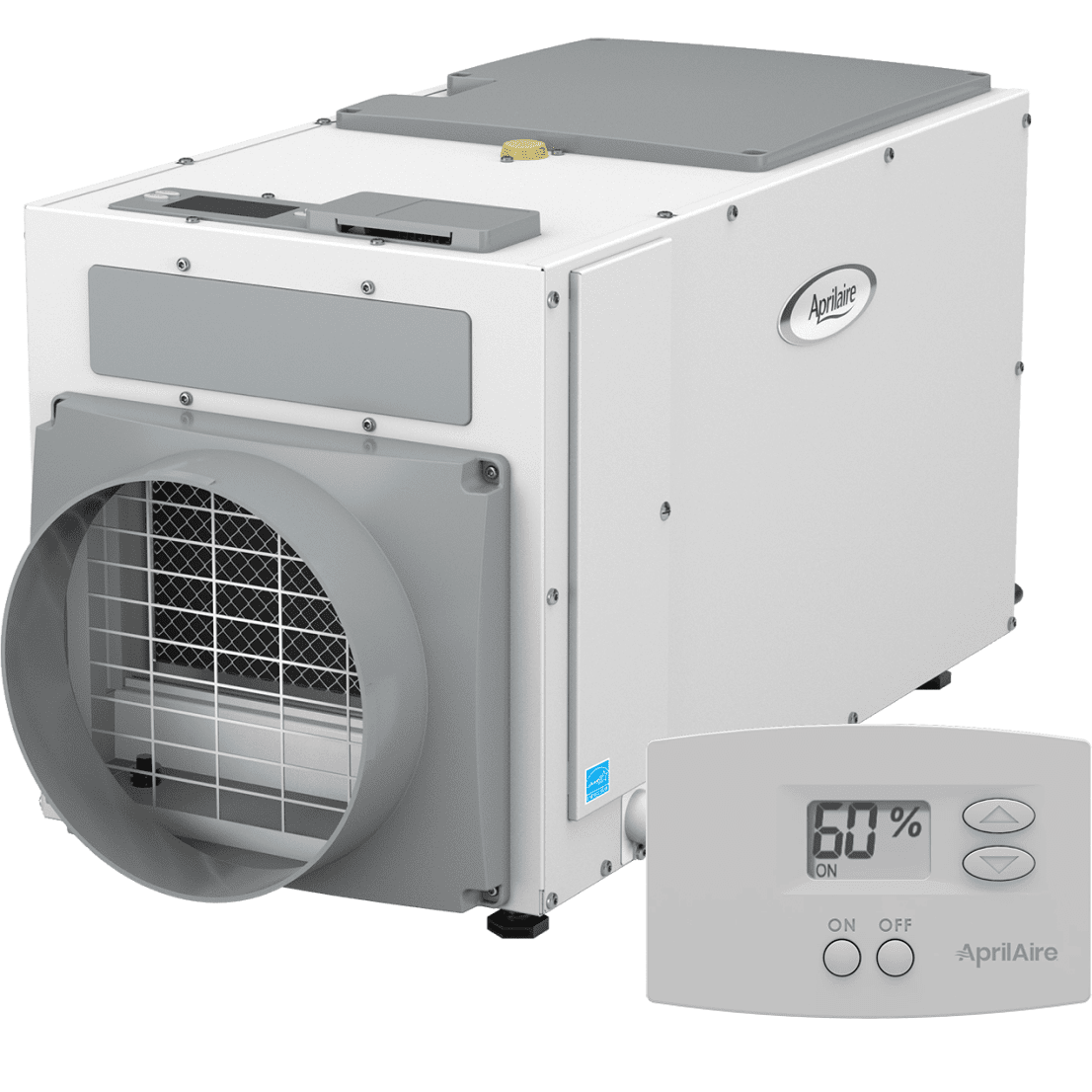 Aprilaire E100 100 Pint Energy Star Whole House Dehumidifier - Plug + Wall Mount Control -  E0100 + 76
