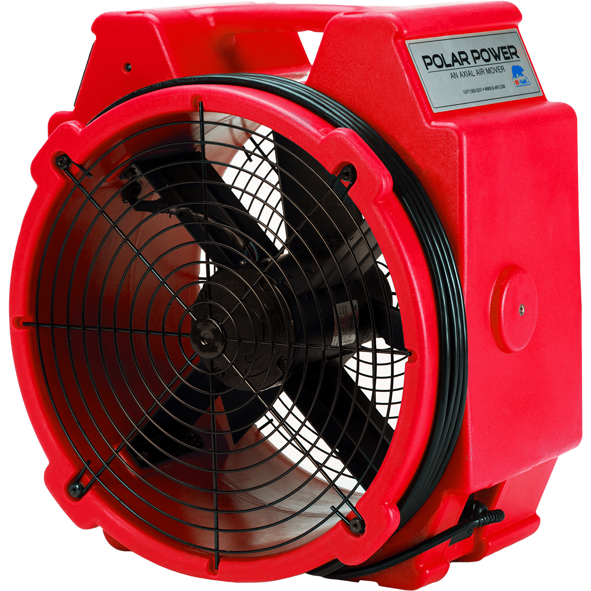 Polar Bear PB-25 Air Mover - Red - Primary View