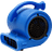 B-Air Vent VP-25 Air Mover - Blue Left Angle - view 10