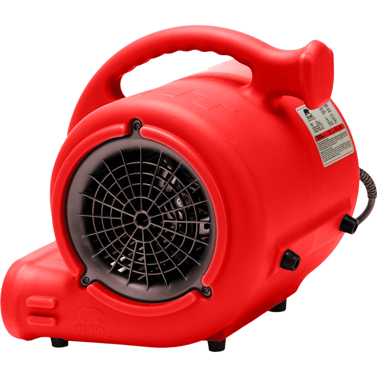 B-Air BA-VP-25-BL 1/4 HP Air Mover Blower Fan for Water Damage