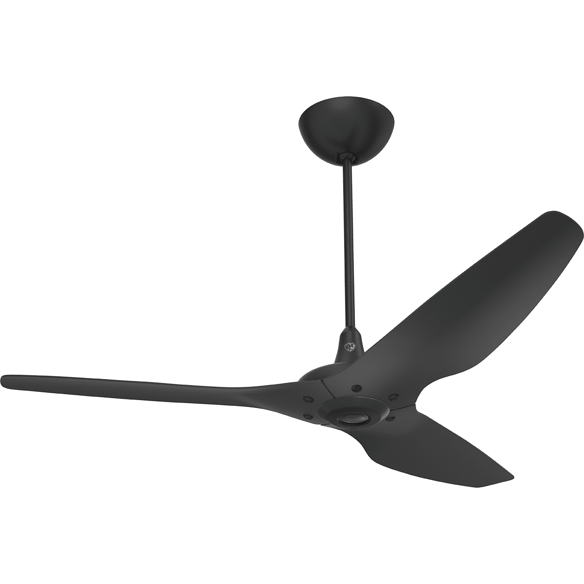 Big Ass Fans Haiku Black Smart Ceiling Fan - 60-In. W/ 12-In. Downrod Universal Mount