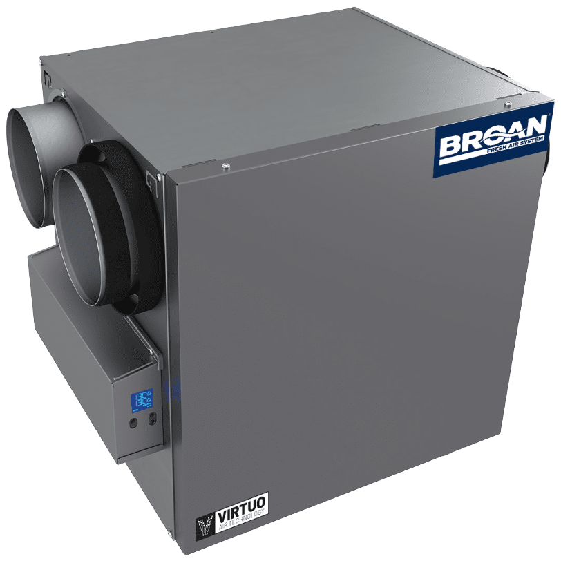 Broan B130E65RS AI Series 130 CFM Energy Recovery Ventilator - Side Ports