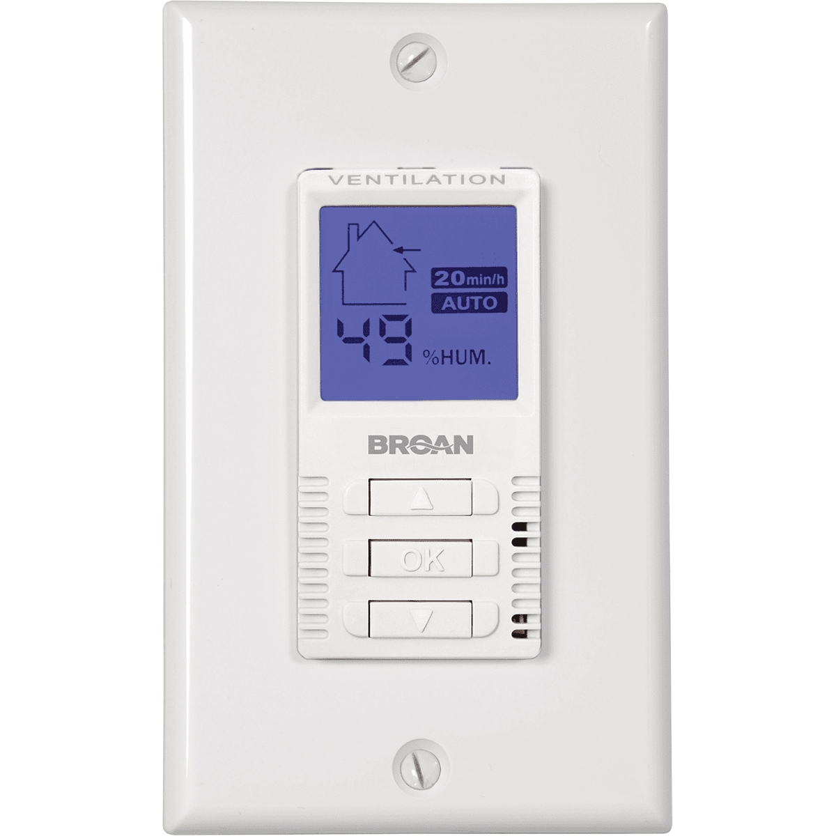 Broan Deco-Touch Automatic/Manual Wall Control (VT7W)
