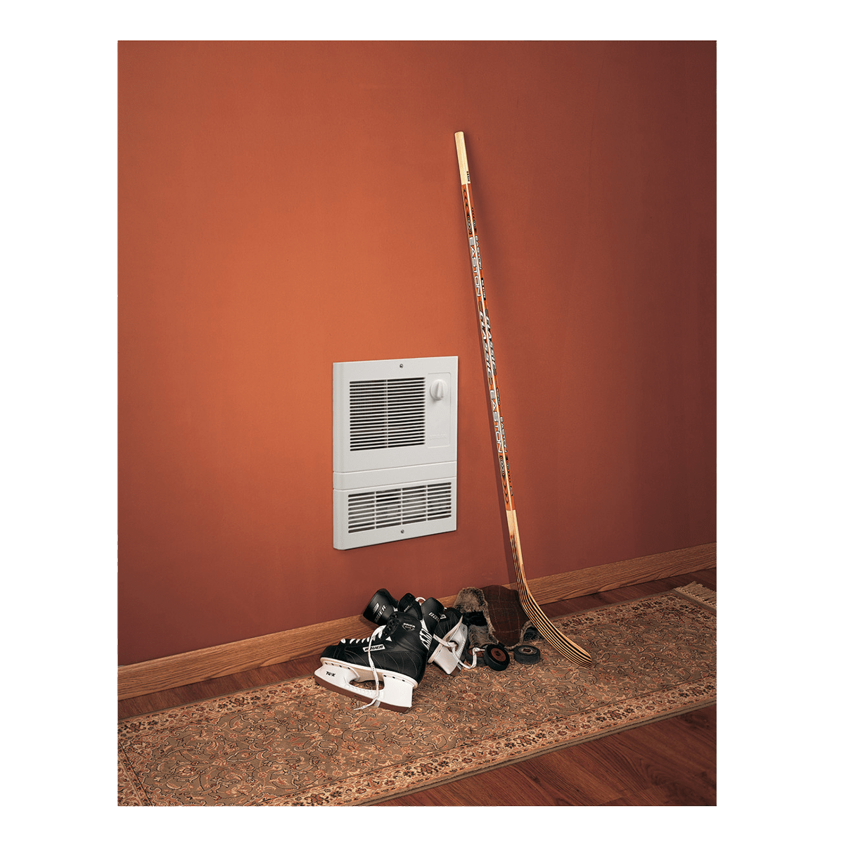 Broan 9815WH Wall Heater 2024 White Grille Heater with Built-In Adjustable Thermostat