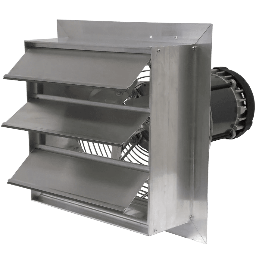 Canarm AX 18-In. Explosion Proof Aluminum Wall Mount Shutter Exhaust Fan - Three Phase - Main - Primary View