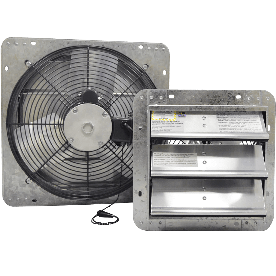 Canarm GSF Series 20In. Galvanized Shutter Exhaust Fan Sylvane