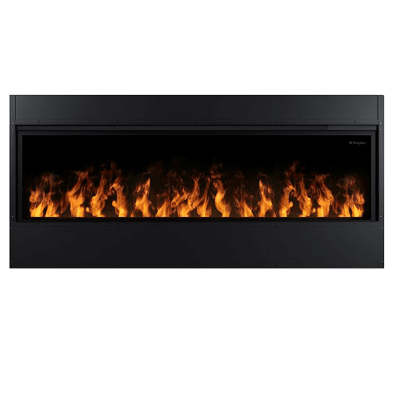 Dimplex Opti-Myst Linear Electric Fireplace w/ Acrylic Ice & Driftwood 86-in