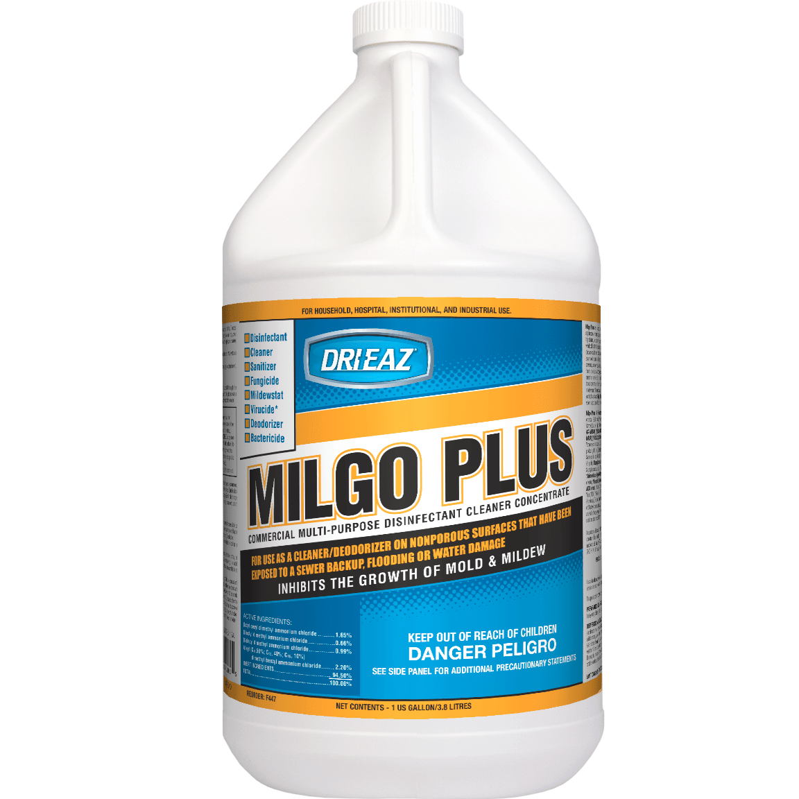 Dri-Eaz Milgo Plus Disinfectant (case of 4)
