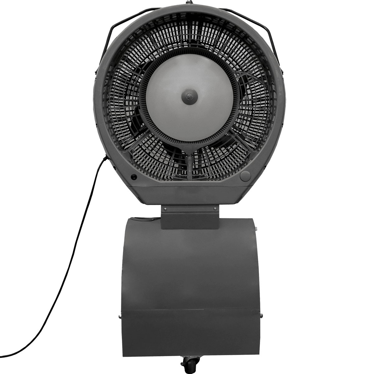 EcoJet by Joape Hurricane 660 Commercial Portable Misting Stand Fan w/ Reservoir - 18-gal. Grey