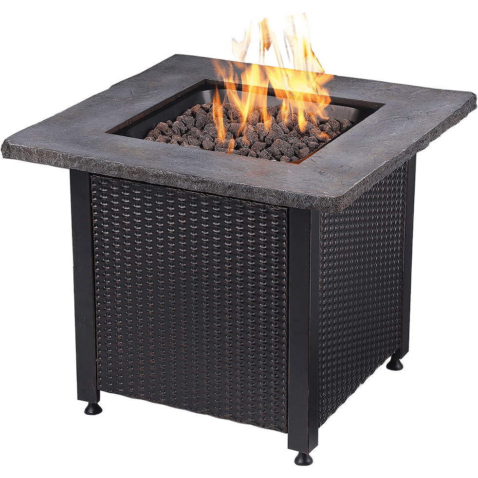 Endless Summer LP Gas Outdoor Fire Table with Faux Stone | Sylvane