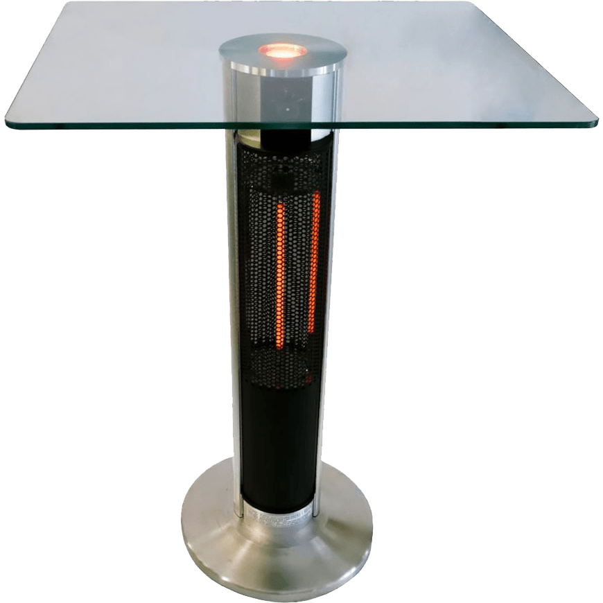 Ener-G+ 1500 Watt Electric Patio Heater w/ Glass Top Table