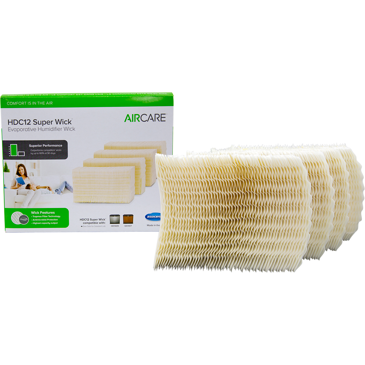 24 PACK Humidifier Filter for AIRCARE HDC12 Super Wick
