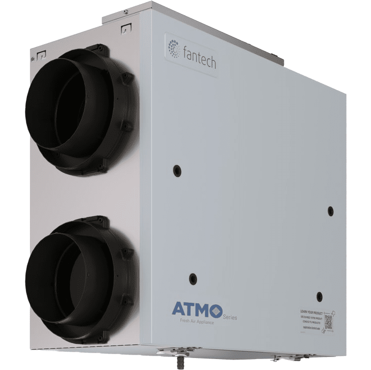 Fantech ATMO 150H Heat Recovery Ventilator (6-Inch Side Ports) (463888)