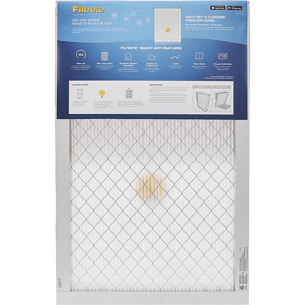 Quantity 4 3M S2002-4 Smart Bluetooth Air Filter Quantity 4 3M S2002-4 Smart Bluetooth Air Filter