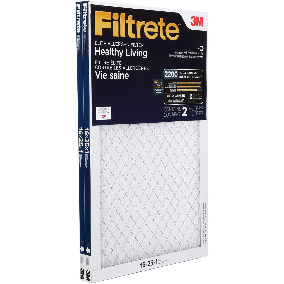 3M Filtrete 16x25x1 Elite Allergen Reduction Air Filter