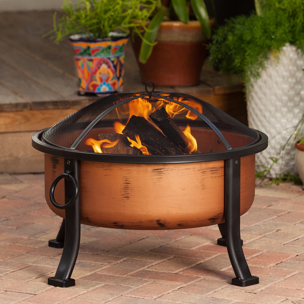 Fire Sense Lumina Wood Burning Fire Pit Sylvane