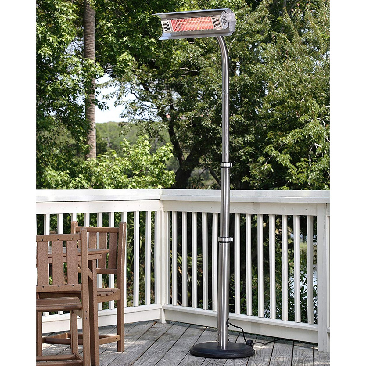 Fire Sense Telescoping Pole Mounted Infrared Patio Heater Sylvane