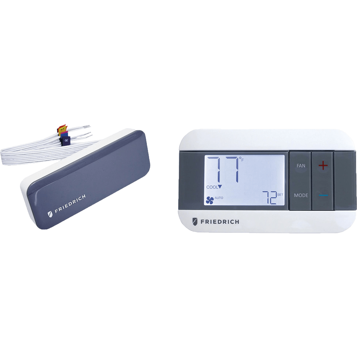 Friedrich EMWRT2 3vdc 2 Amp White/gray Wireless Thermostat for sale online 