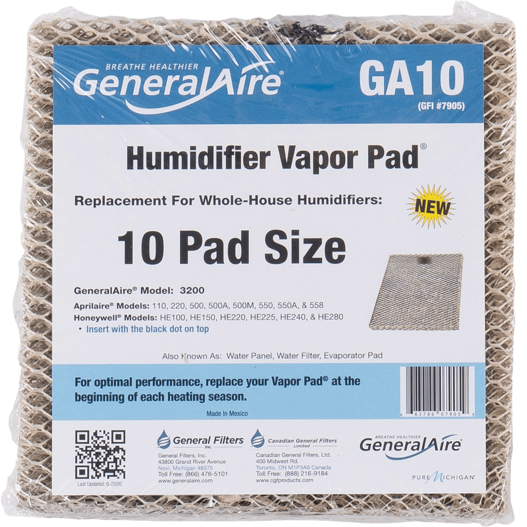 generalaire ga19 vapor pad