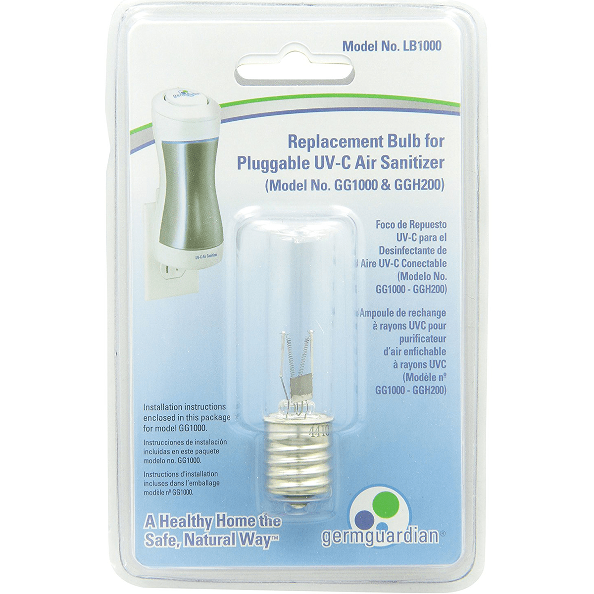 Replacement UV-C Light Bulb 5-Watt Clear for GermGuardian Air Purifiers Models 