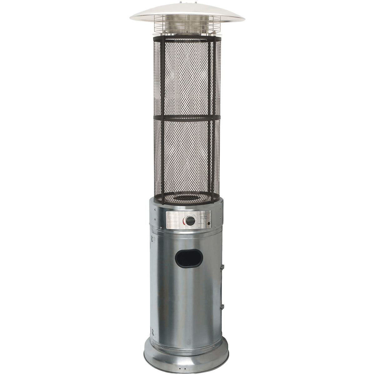 Patio Heater w/ Glass Flame Display