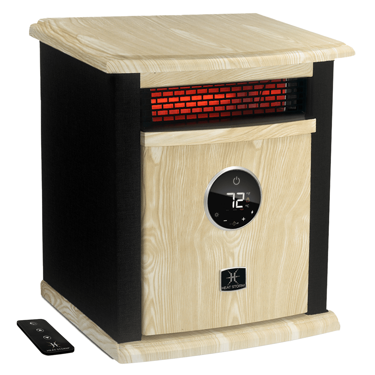 Heat Storm Deluxe Signature Cabinet Heater - Black