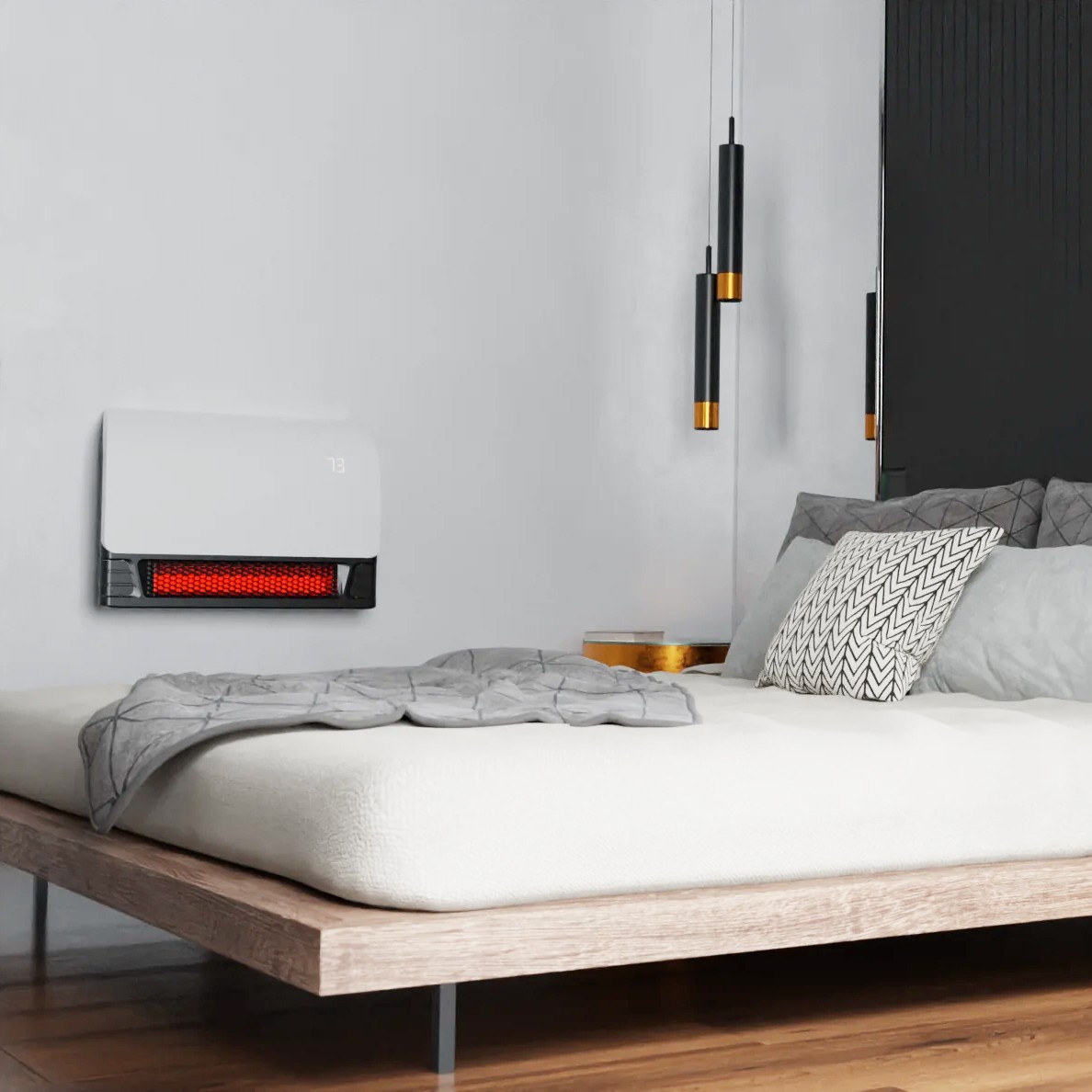 Radiateur électrique infrarouge Heat Storm de 1500 watts avec télécommande