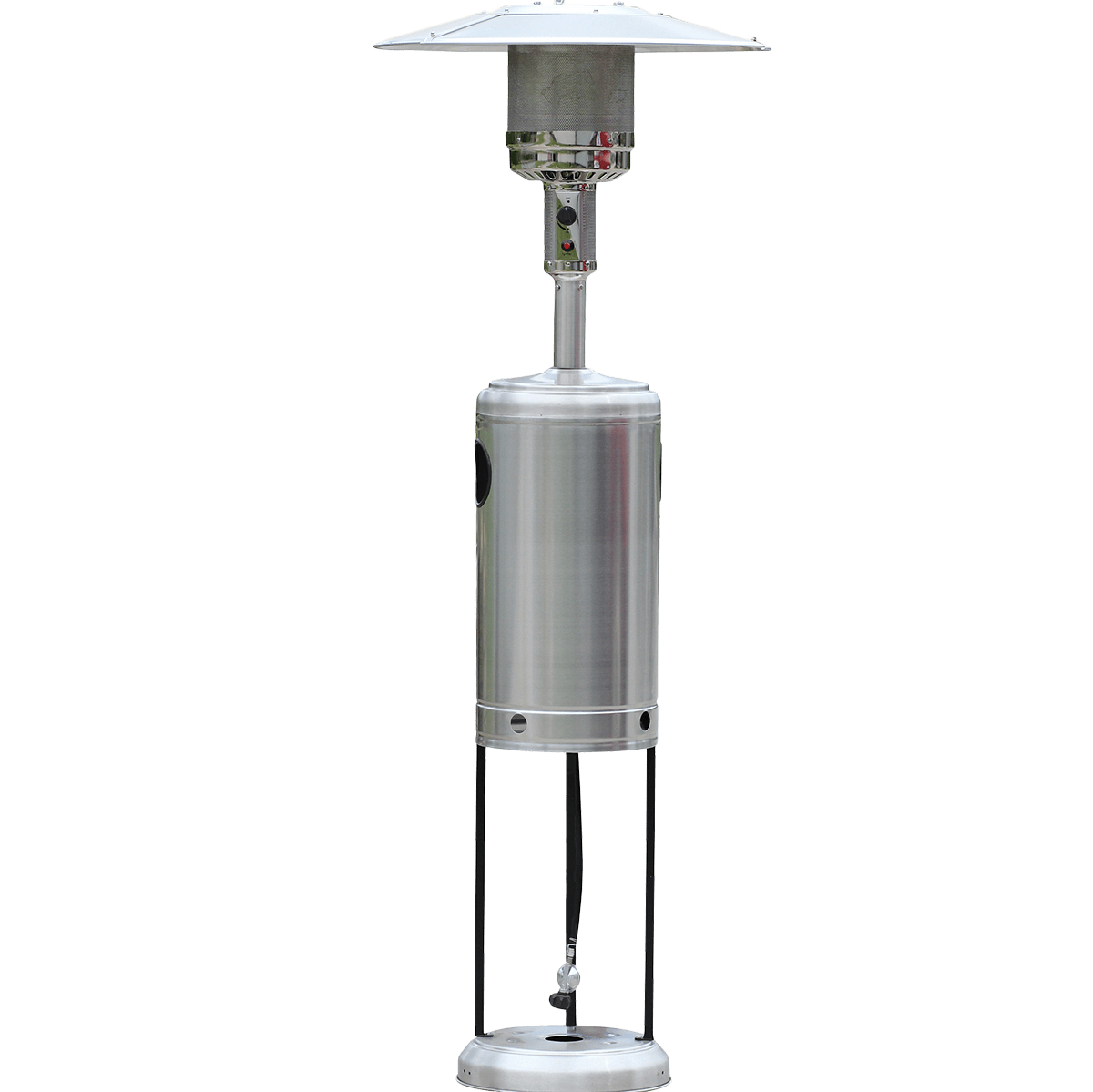 Homcomfort Stainless Steel Propane Gas Patio Heater Sylvane Homcomfort Stainless Steel Propane Gas