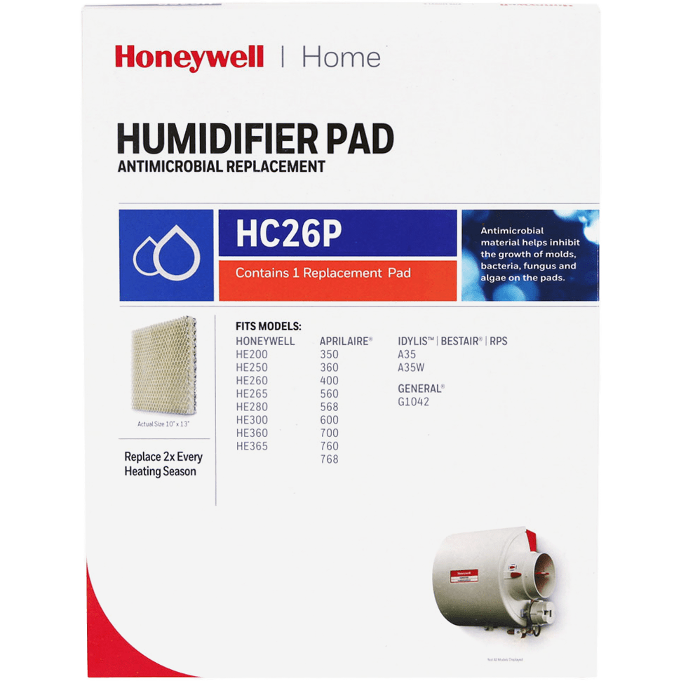 Replacement Humidifier Pad For Honeywell HC26P HE200 HE250 HE260B HE260A (6  PK) 