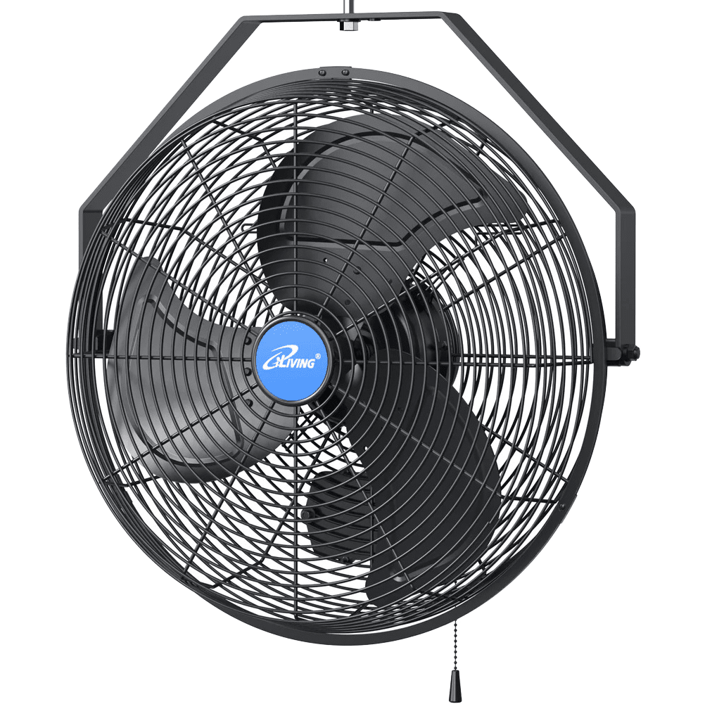 iLiving Wall Mounted Variable Speed Indoor/Outdoor Fan - 14-In.