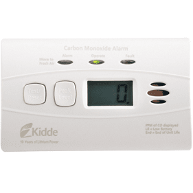 Kidde C3010D Carbon Monoxide Alarm W/ Digital Display And 10-Year Lithium Battery